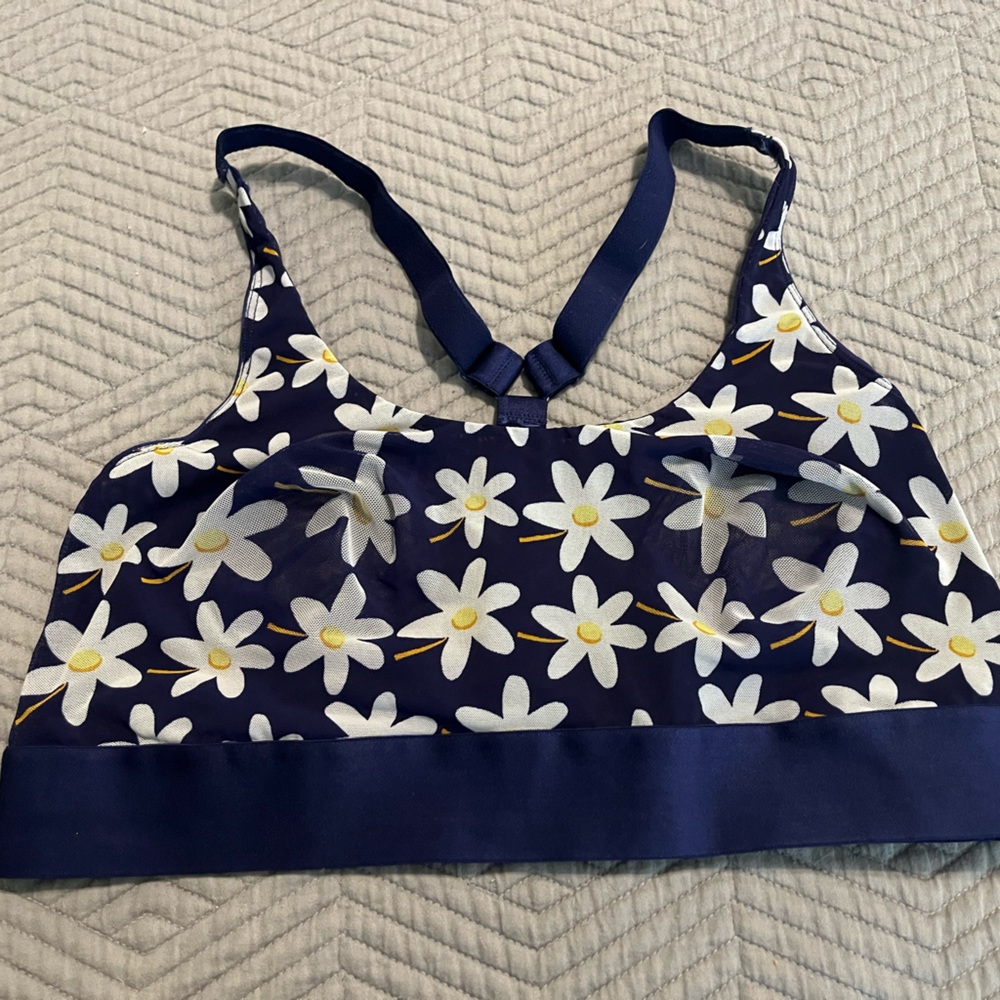 Parade scoop bralette silky mesh 2+ Bloom